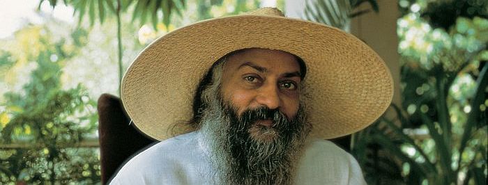 osho with straw hat